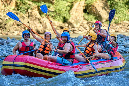 Rafting auf dem Fluß