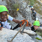 Kinder im Klettersteig über Arco